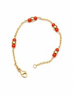Bracciale Idee Preziose dal 1987 Bambino in Oro giallo Corallo IP.BK18G/152